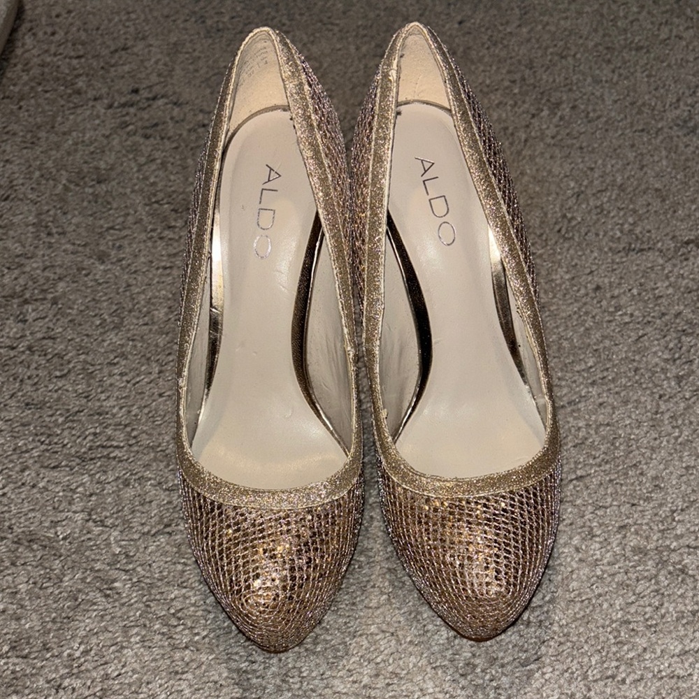 ALDO Women's Gold Pumps